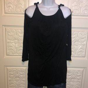 MiMi Maternity Women’s New Cold Shoulder Top S